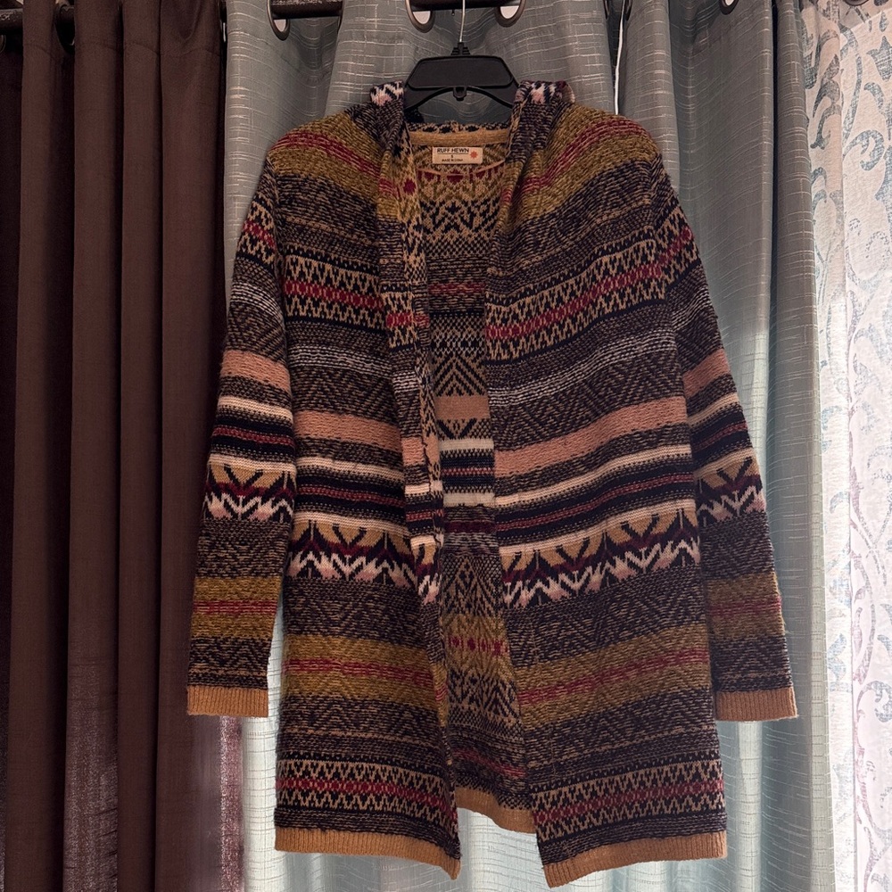Ruff Hewn Multicolor Patterned Sweater - image 1